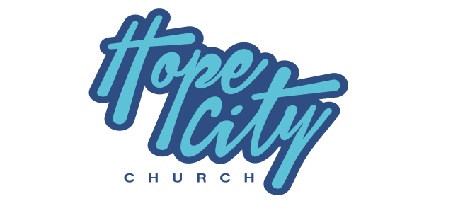 Hope City Logo Stacked Cursive